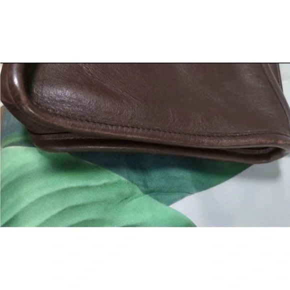 Coach Brown Leather Wristlet - Picture 8 of 11